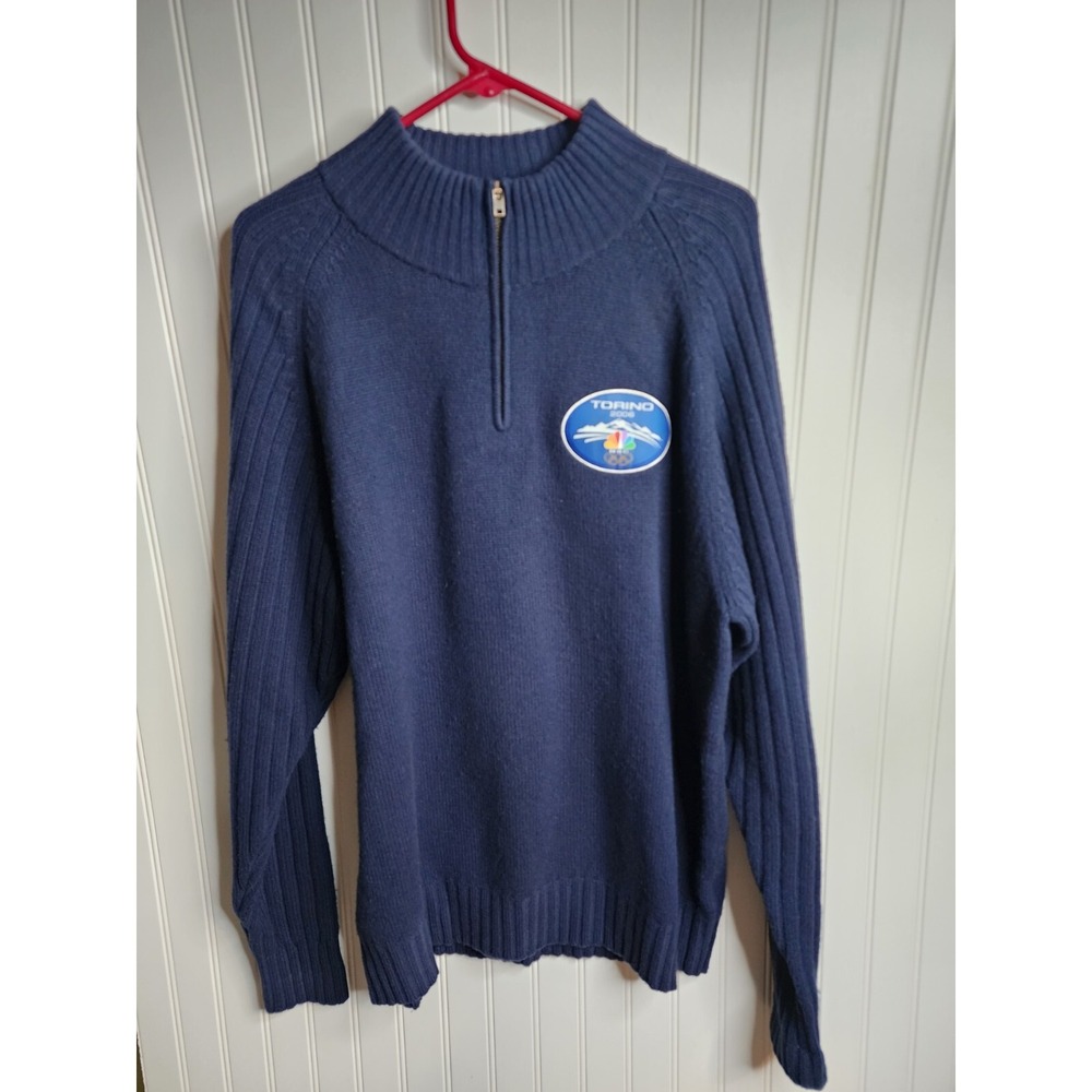 VTG Nike Sweater Torino Olympics 2006 NBC sweater Navy blue XL